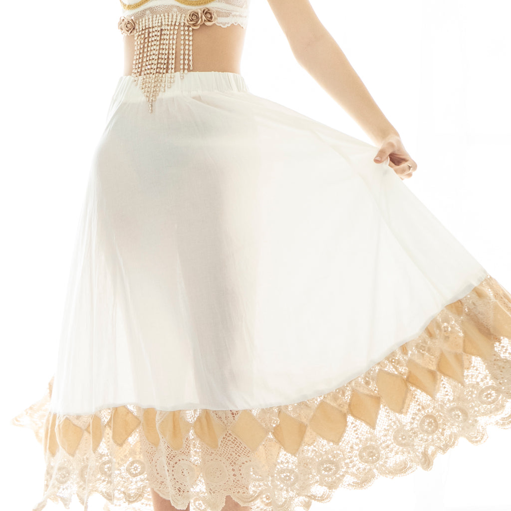 Bohemian gypsy skirt ~ sheer