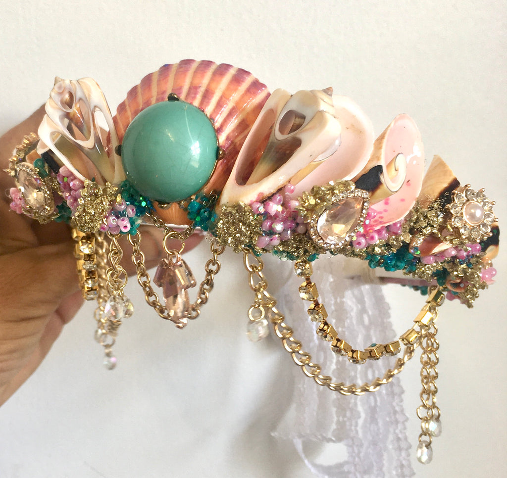 Bianca mermaid crown - a standard piece
