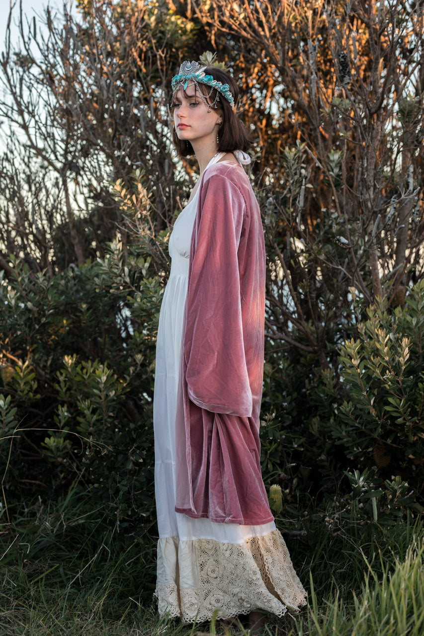 Dusty Pink Velvet Coat The extra layer Summers Dreaming Mermaid Crowns Dusty Pink Velvet Coat The extra layer Summers Dreaming Mermaid Crowns