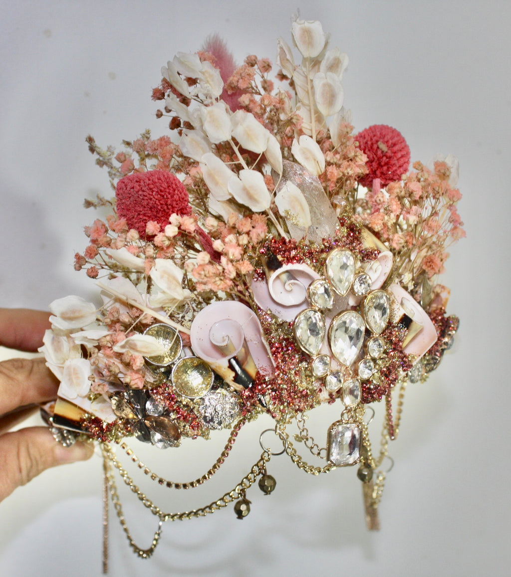 Boho luxe mermaid crown