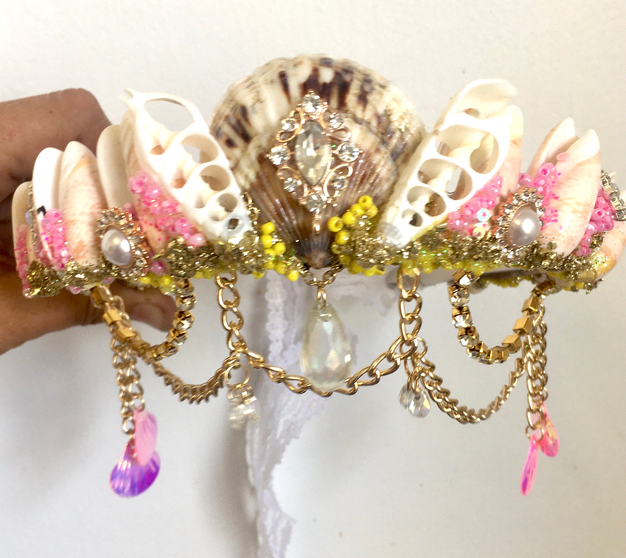 Atala mermaid crown ~ standard piece ~ pre order