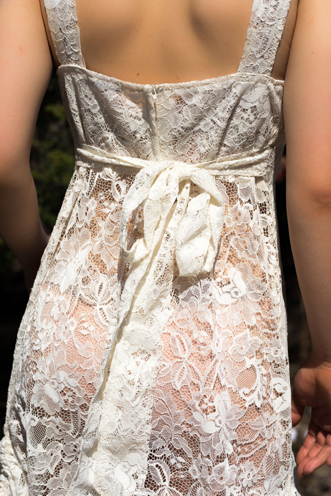Lace Floral Bodycon Dress