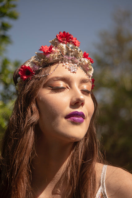 Aura Rose Mermaid Crown